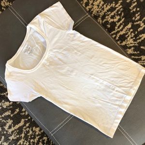 White House Black Market white t-shirt